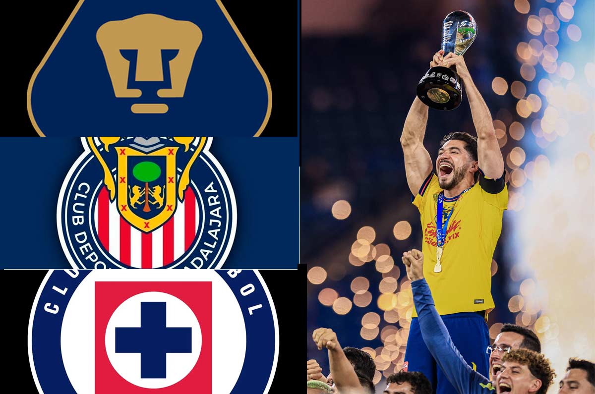 Títulos de América propinan duro golpe a Chivas, Pumas y Cruz Azul