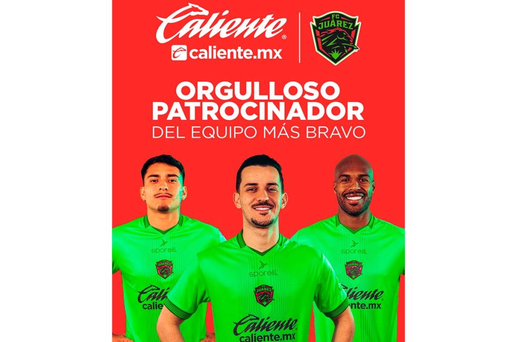 Caliente.mx y FC Juárez se vuelven aliados en la cancha
