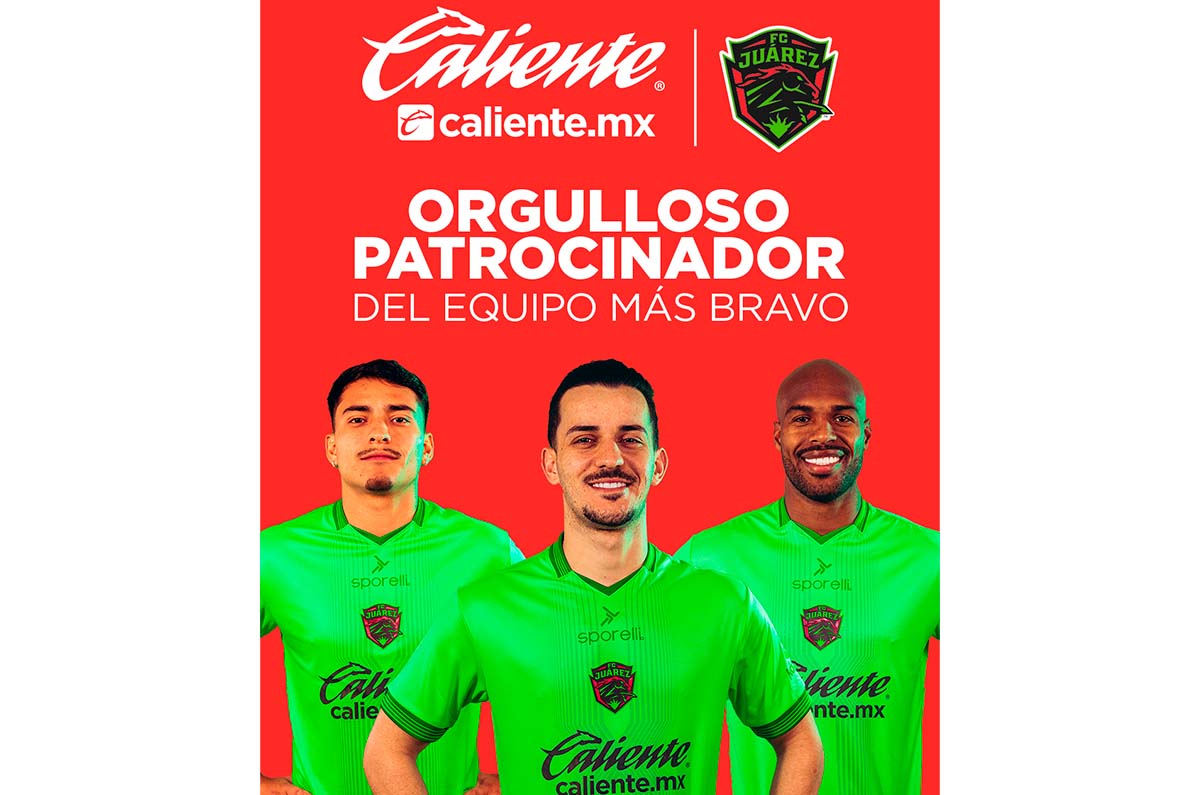 Caliente.mx y FC Juárez se vuelven aliados en la cancha