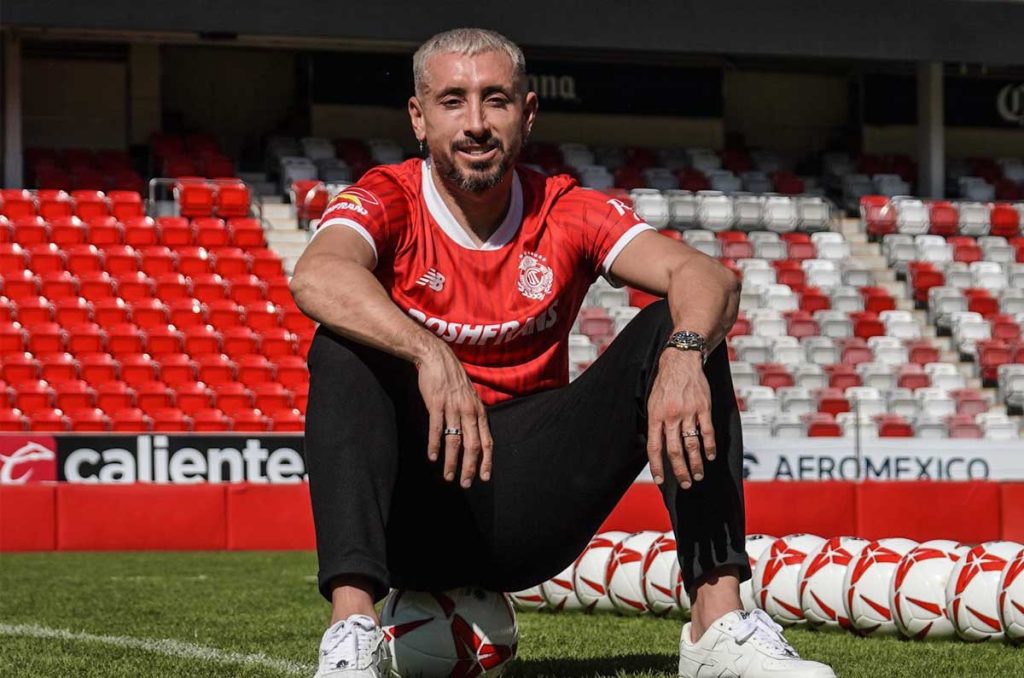 Héctor Herrera como nuevo jugador de los Diablos Rojos de Toluca