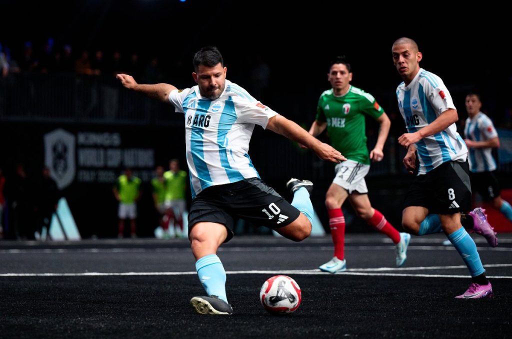 Kun Agüero debuta con gol ante México en la World Cup Nations