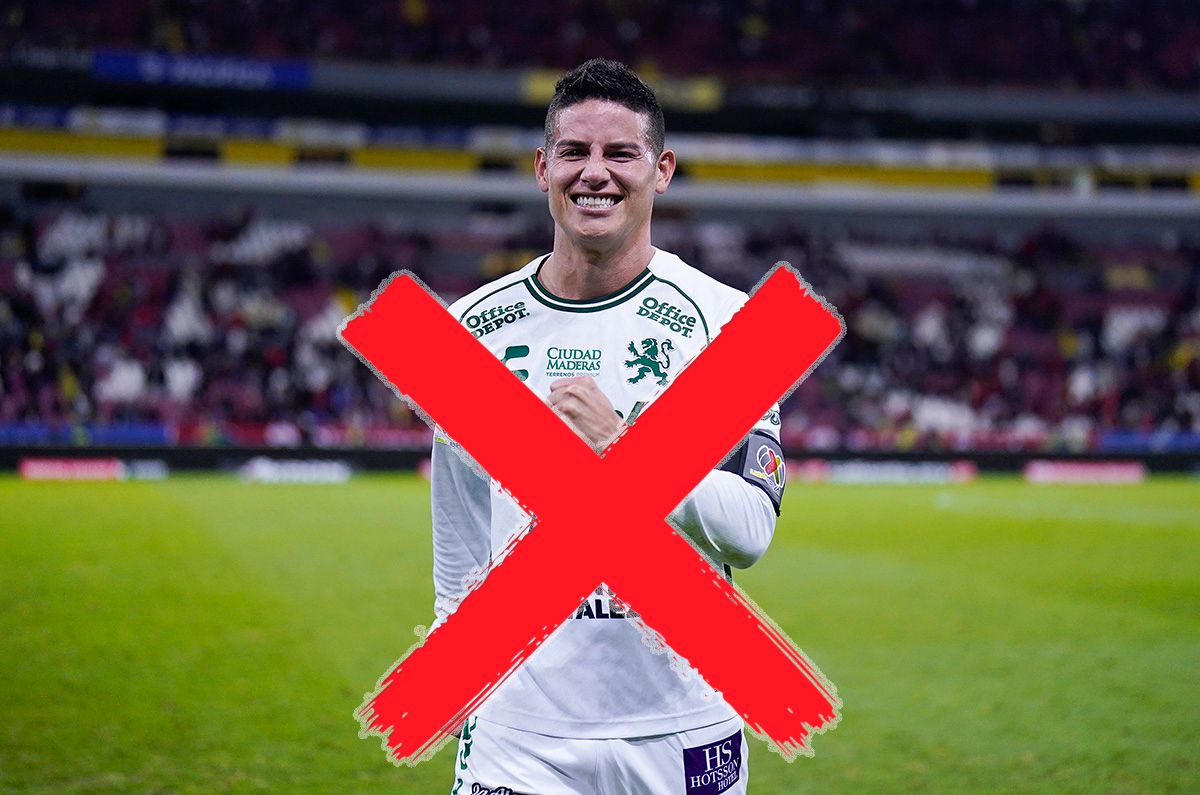 La acción que le arrebataría la victoria a James Rodríguez en su debut con León
