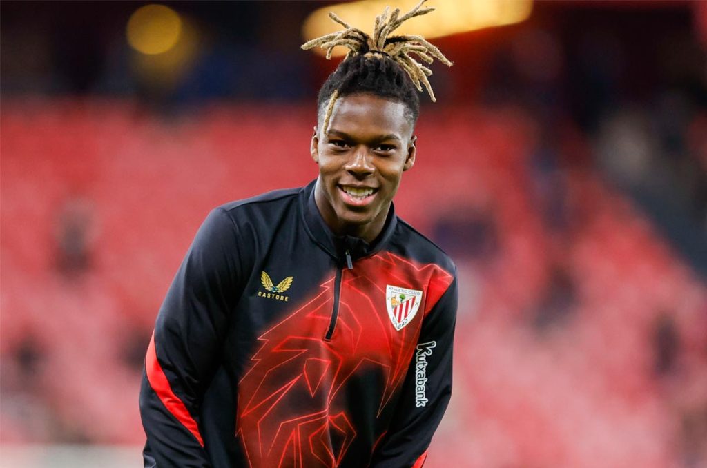 Nico Williams, una de las estrellas del partido entre Athletic Club vs FC Barcelona por la Supercopa de España 2025