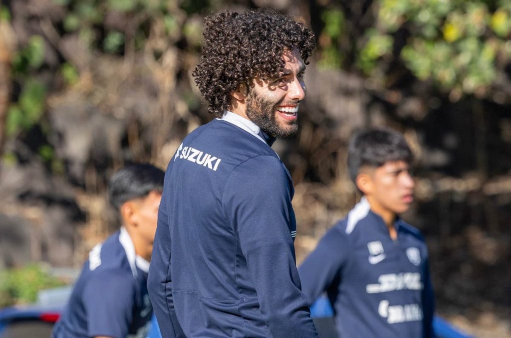 Pumas enfrentará al Atlante ya sin el Chino Huerta, que tuvo su último entrenamiento como Felino