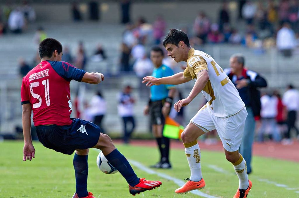Miguel Rebollo en su paso por Pumas