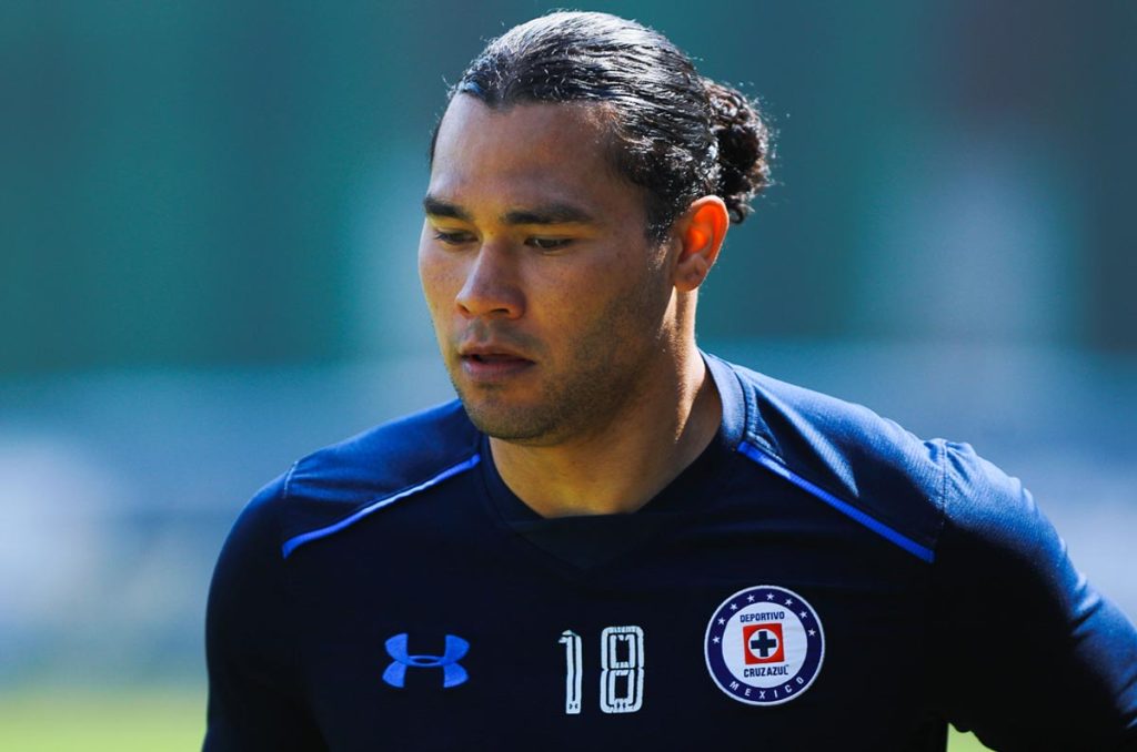 Carlos Gullit Peña durante su etapa como futbolista de la Máquina de Cruz Azul