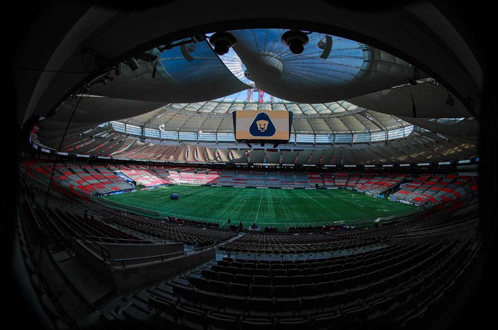 Pumas intentará sacar ventaja en la cancha del Estadio BC Place