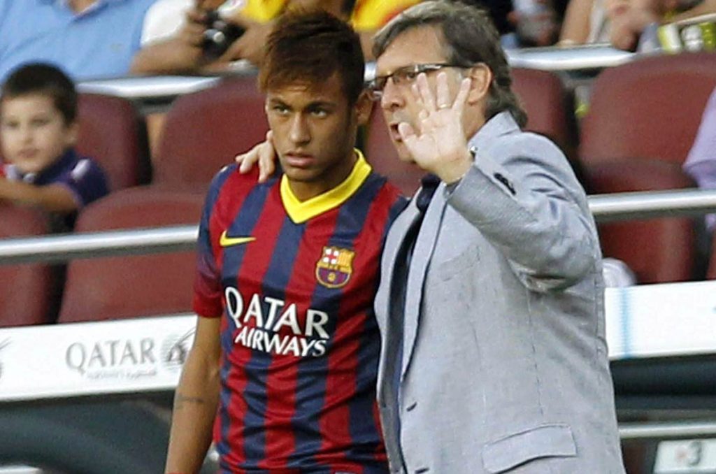 Tata Martino y Neymar podrían reunirse en el Santos de Brasil