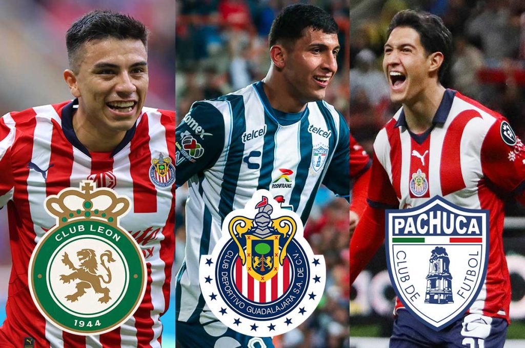 Beltrán se unirá a León, González llegará a Chivas y Castillo reforzará a Pachuca