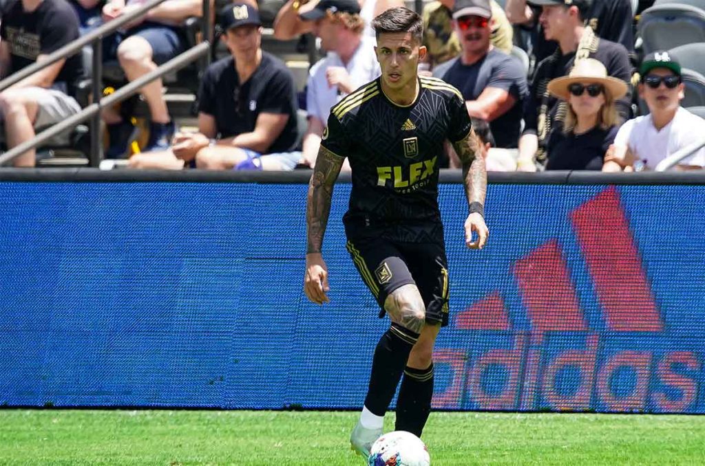 Brian Rodríguez en su paso por el LAFC