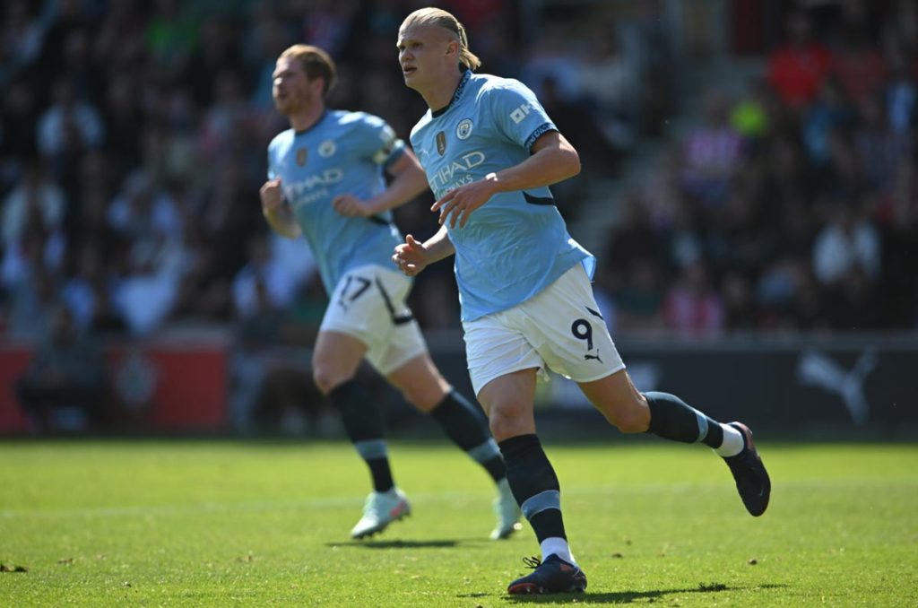 Kevin De Bruyne y Erling Haaland, figuras del Manchester City en busca de la FA Cup
