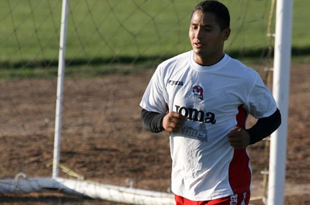 El famoso Maleno Frías en su etapa como futbolista de los Indios de Ciudad Juárez