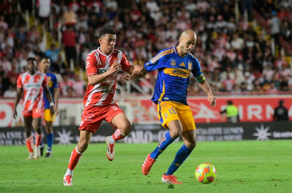 Necaxa vs Tigres UANL juegan los Cuartos de Final del torneo Clausura 2025