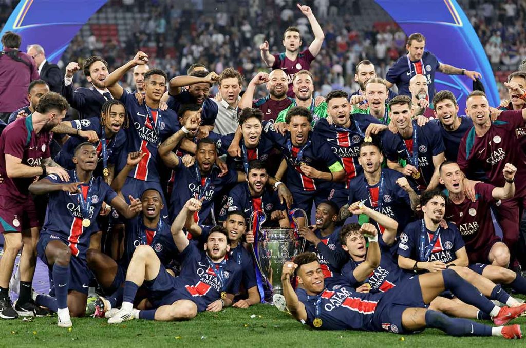 PSG aplasta al Inter de Milán y consigue su primera UEFA Champions League 0