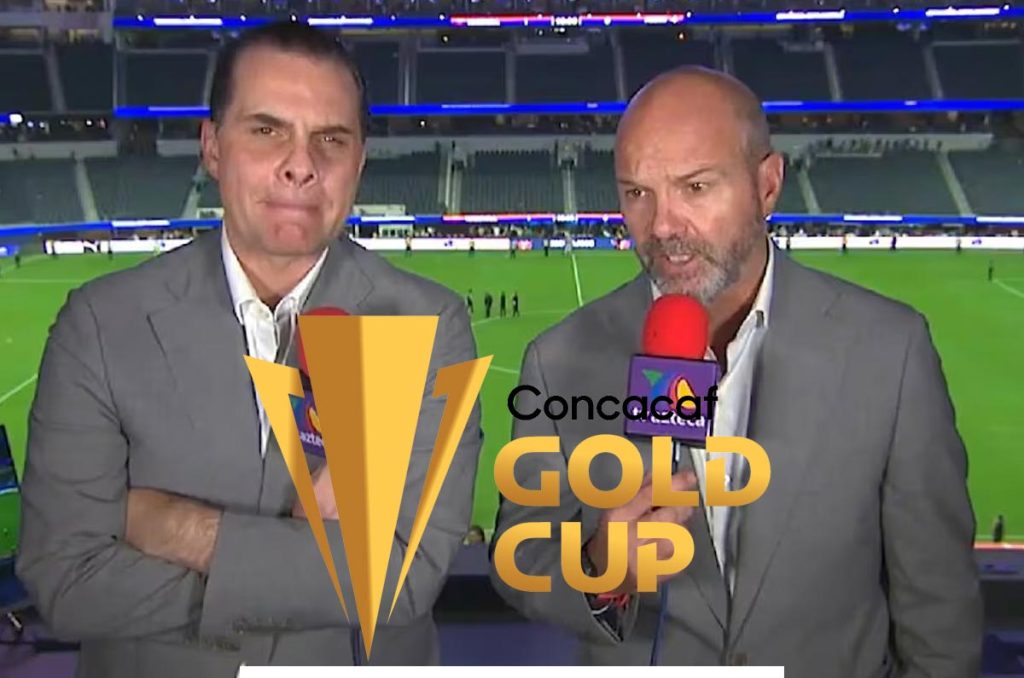 Christian Martinoli y Luis García se las arreglan para narrar la Copa Oro