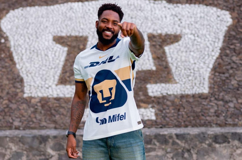 Álvaro Angulo ya es oficialmente jugador de los Pumas de la UNAM