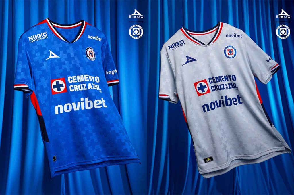 Así se verá el uniforme de local y visita de Cruz Azul para l atemporada 2025-2026