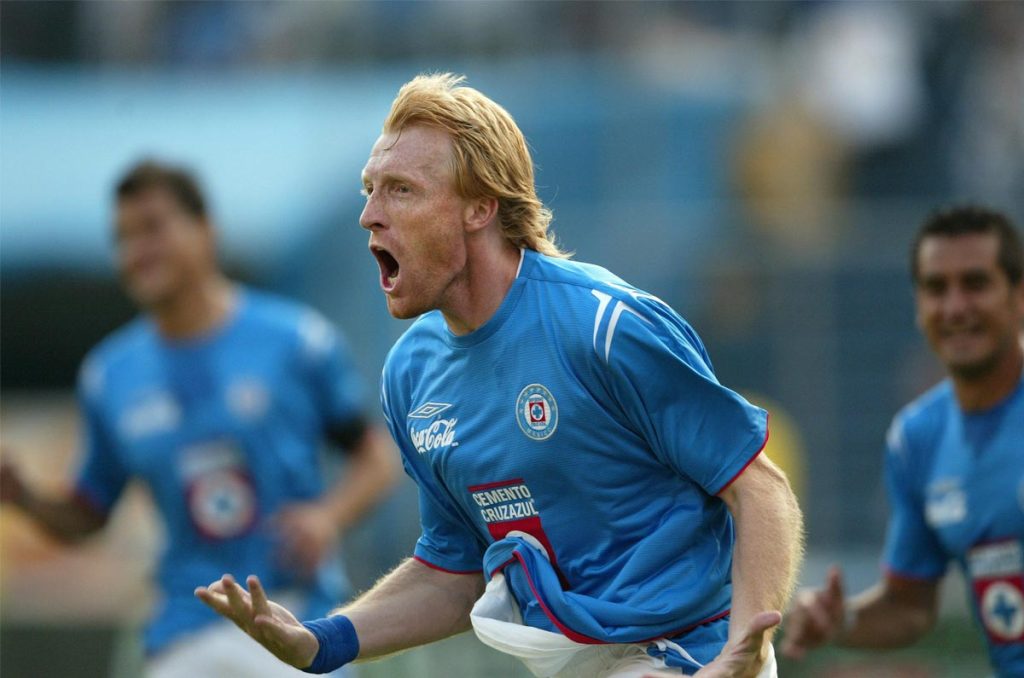 Federico Lussenhoff en su etapa con la Máquina de Cruz Azul