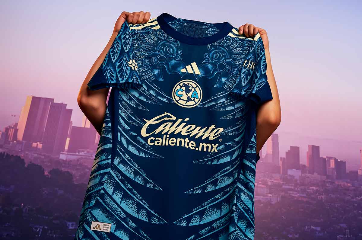 El jersey de visitante de las Águilas