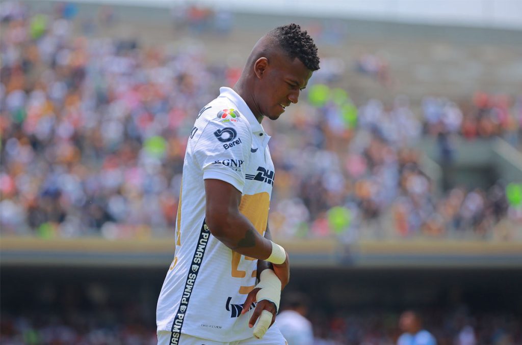 Washington Corozo quedó a deber en los Pumas de la UNAM