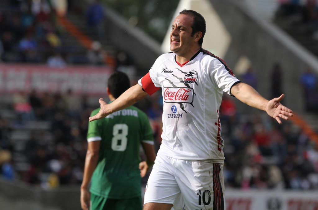Cuauhtémoc Blanco en su etapa con Lobos BUAP