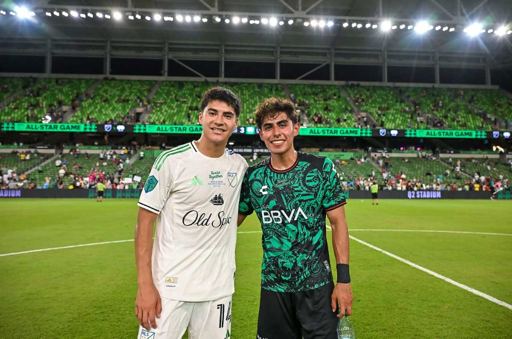 Obed Vargas en el juego de estrellas