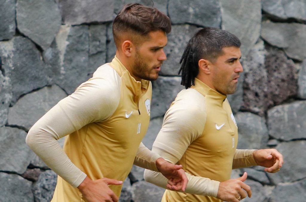 Nicolás Freire e Ignacio Malcorra en su etapa con Pumas