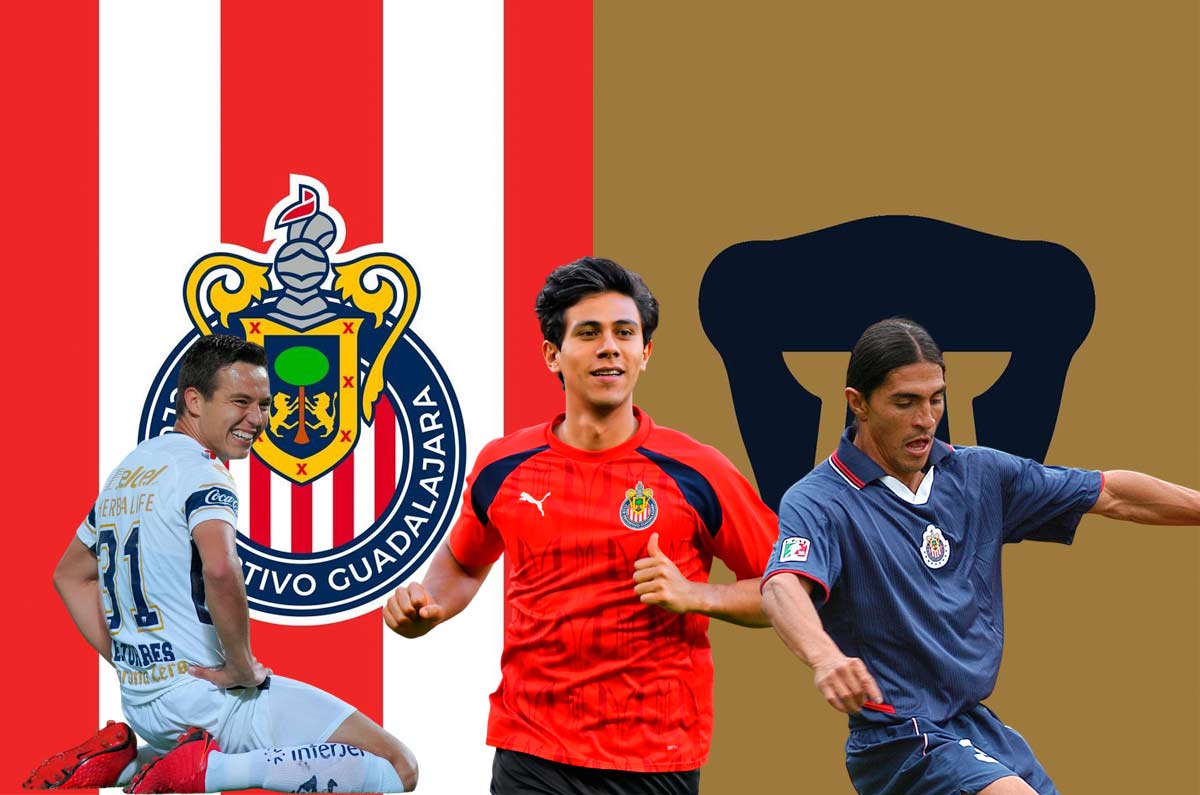 JJ Macías se suma a la lista; 4 delanteros que han jugado en Chivas y Pumas