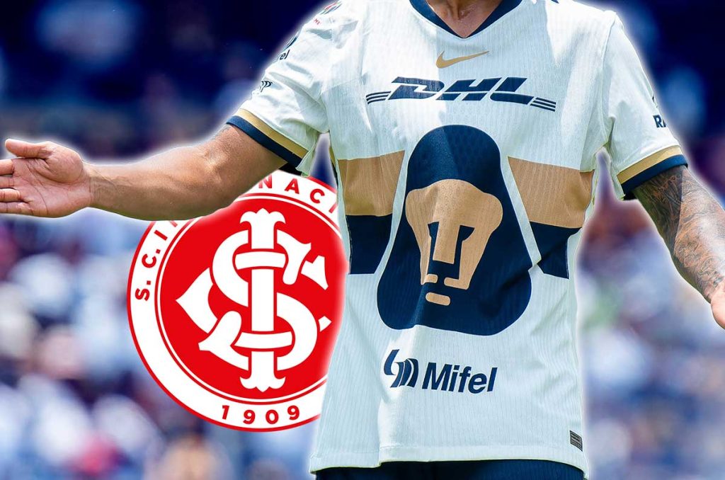 Jugador ‘Hecho en CU’ podría salir de Pumas al Internacional de Brasil