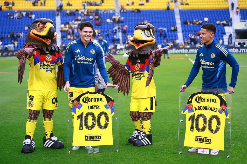 Recientemente, Brian Rodríguez cumplió 100 partidos con América