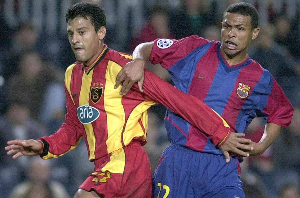 Sergio Almaguer en un partido con el Galatasaray