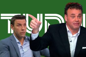 ¡Tensión en TUDN! David Faitelson, Ruso Zamogilny y Rafa Puente, cerca de lo golpes