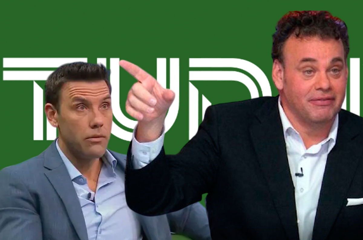 ¡Tensión en TUDN! David Faitelson, Ruso Zamogilny y Rafa Puente, cerca de lo golpes