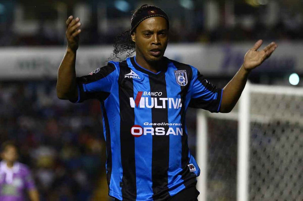 Ronaldinho brilló en su paso por la Liga MX