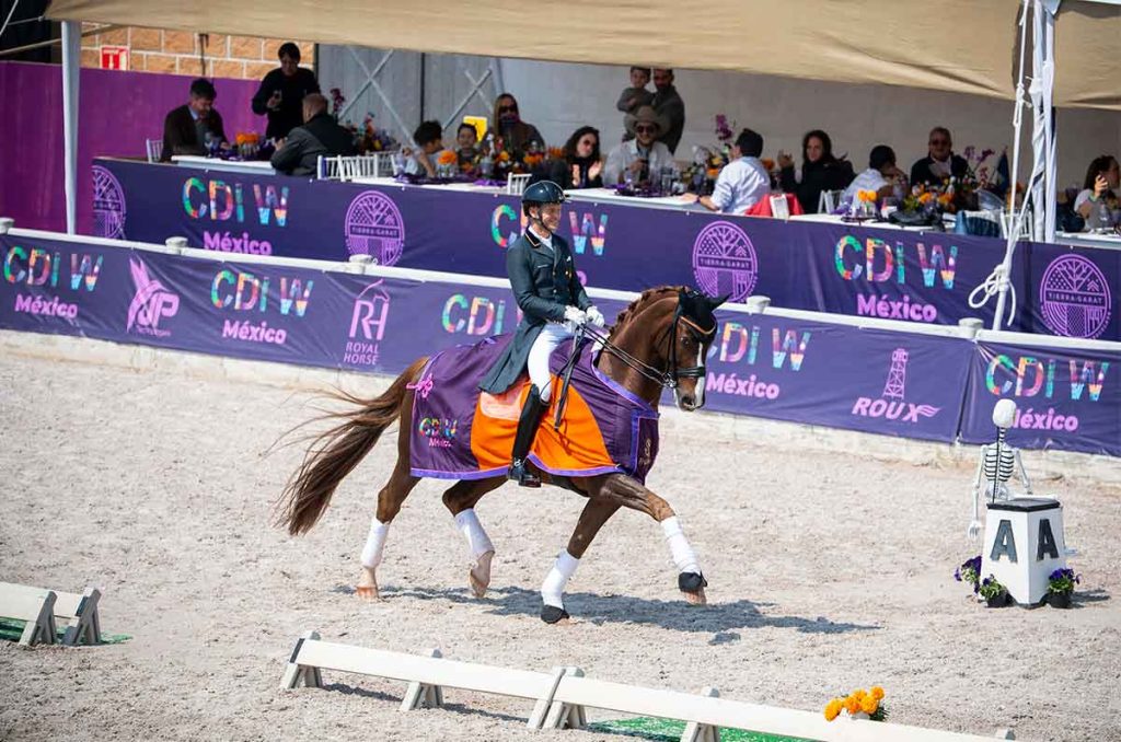 El dressage combina elegancia, precisión y trabajo en equipo entre jinete y caballo.