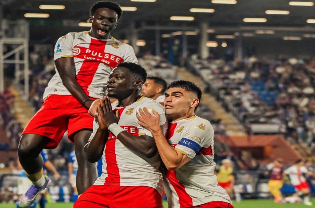 Johan Vásquez y su Genoa se enfrentan al Empoli por la Copa Italia
