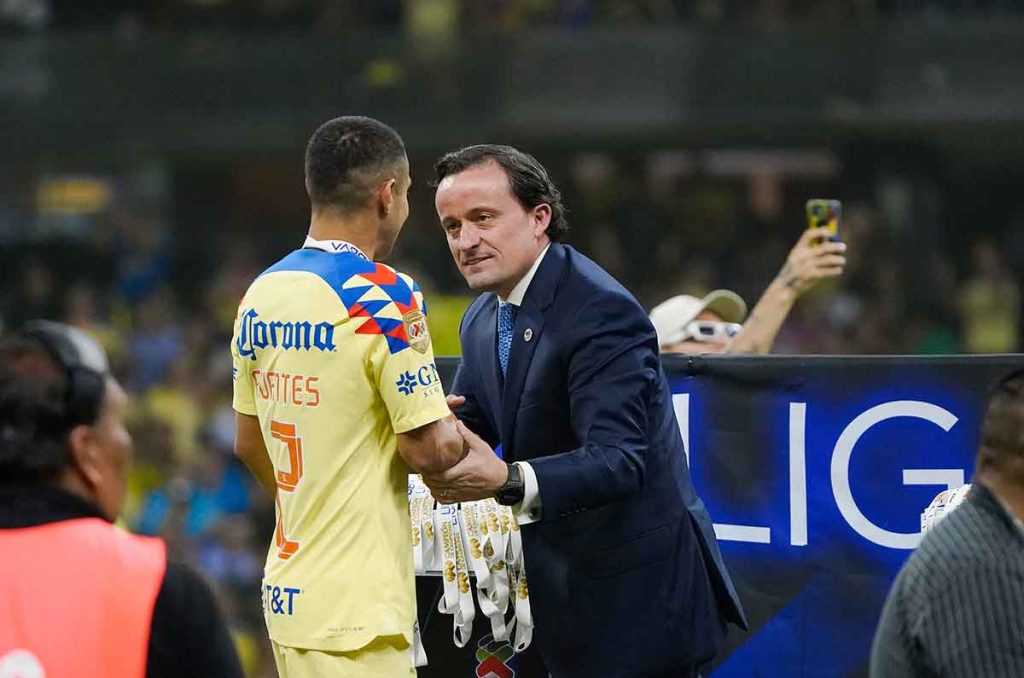 Luis Fuentes en su último partido de la Liga MX