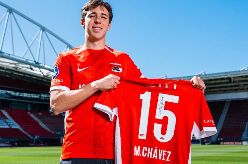 Mateo Chávez ha perdido la titularidad en el AZ Alkmaar