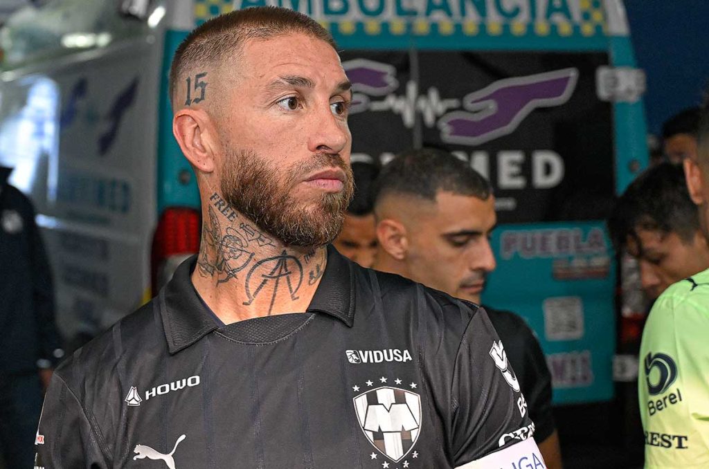 Sergio Ramos en su paso por Rayados