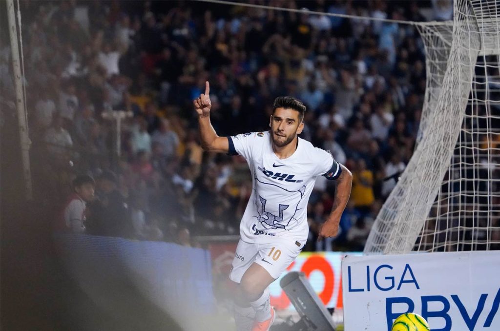 Toto Salvio quedó a deber con los Pumas de la UNAM