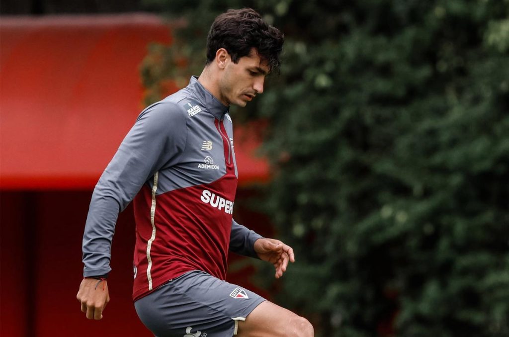 Juan Ignacio Dinenno está por dejar al Sao Paulo de Brasil