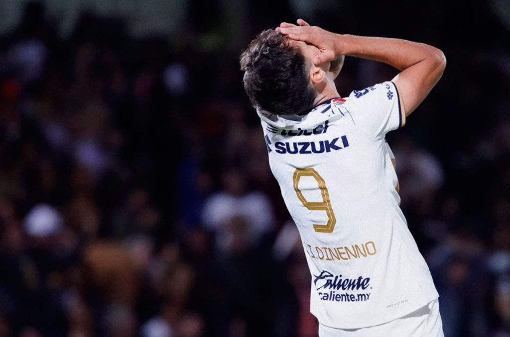 Juan Ignacio Dinenno dejó cuentas pendientes en los Pumas