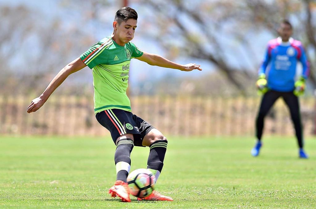 Edson Álvarez durante su etapa en la Selección Mexicana Sub-20