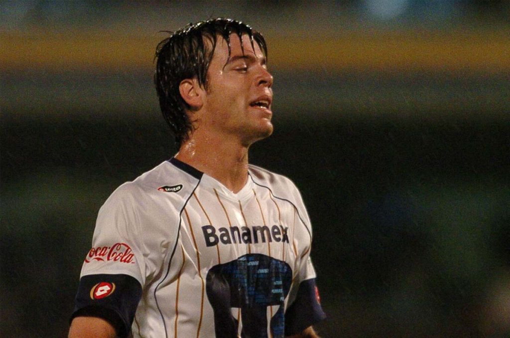 Esteban Solari en su etapa como jugador de los Pumas