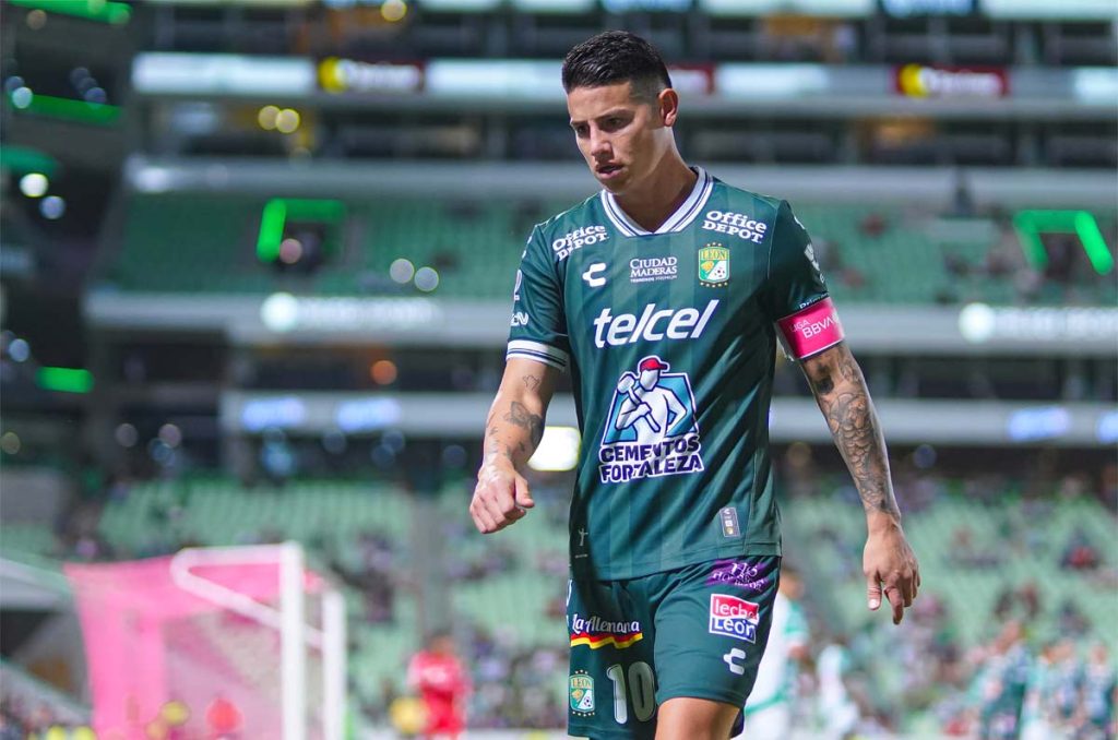 James Rodríguez tiene las horas contadas en León