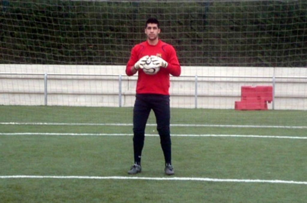 José Silverio Rocchi Guzmán en su breve etapa con el FC Barcelona
