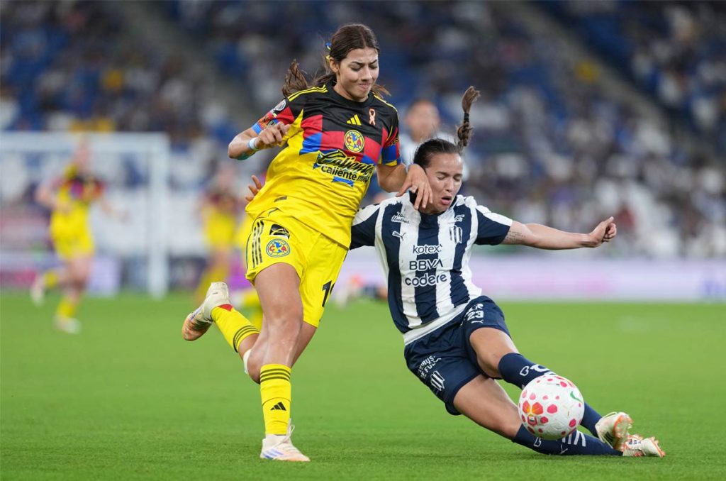 América vs Rayadas juegan por los Cuartos de Final Vuelta del Apertura 2025 en la Liga MX Femenil