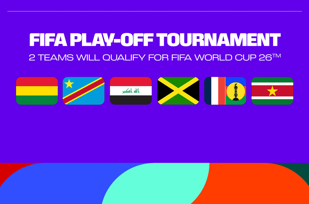 Definidos los repechajes intercontinentales para el Mundial 2026