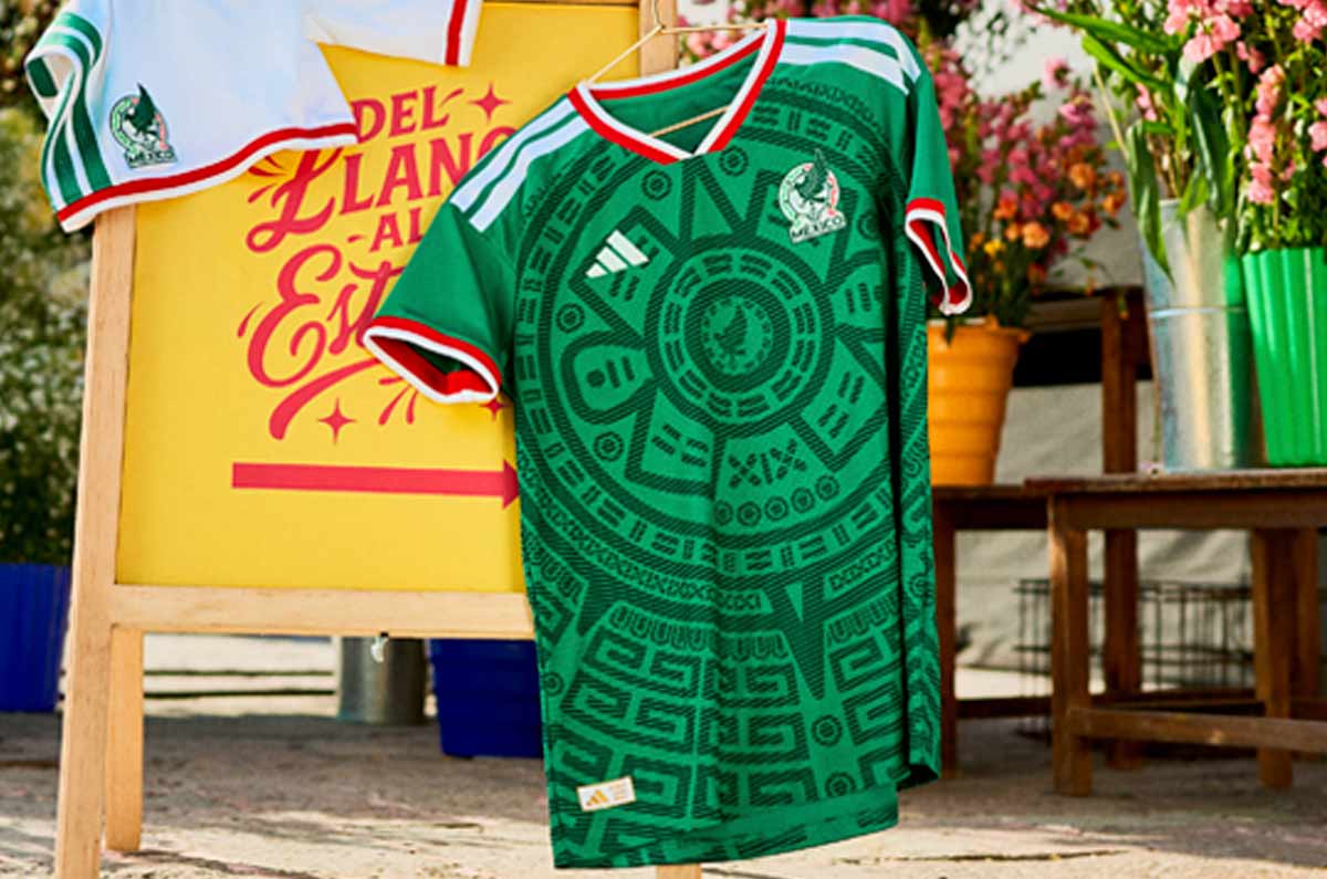 Así luce la camiseta de local del equipo mexicano 