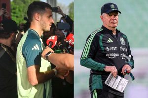 “No me importa que no meta goles”: Javier Aguirre respalda a Santi